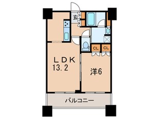 アウルタワー(2502)の物件間取画像